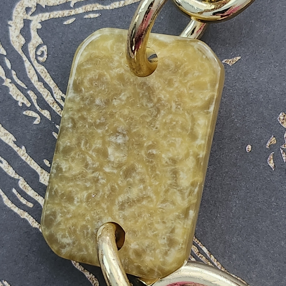 Vintage Chunky Geometric Necklace - Picture 6 of 8